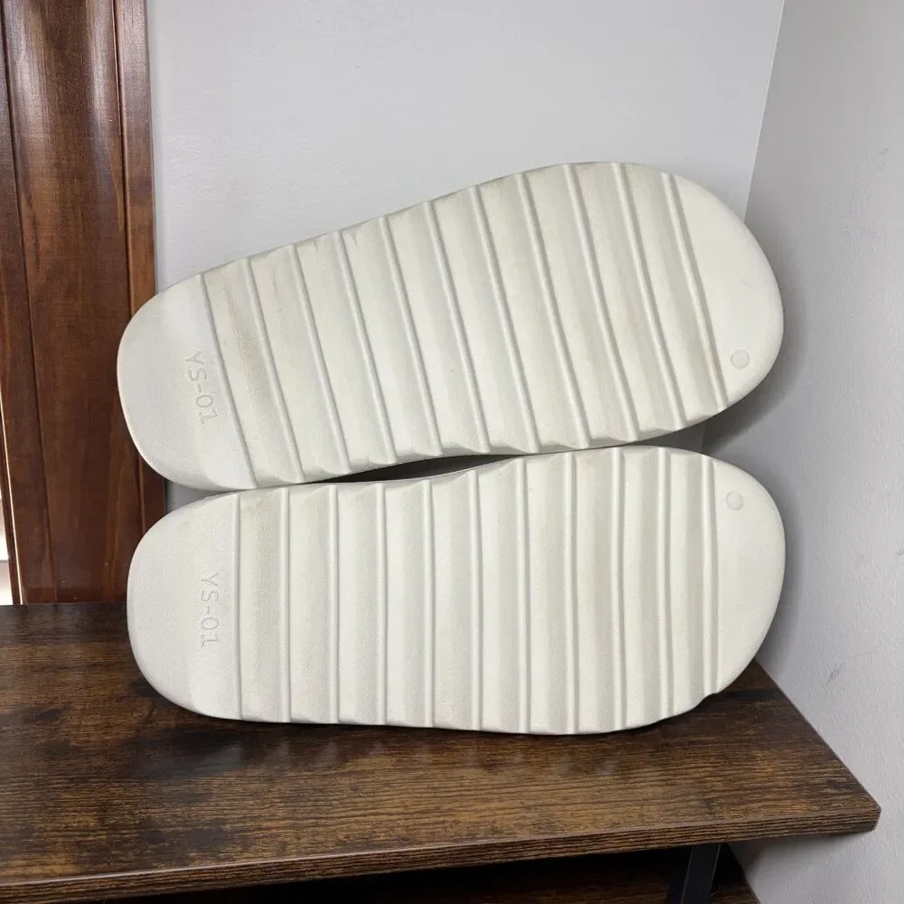 Size 12 - Men's YZY Yeezy YS-01 Cream Foam Slides Sandals